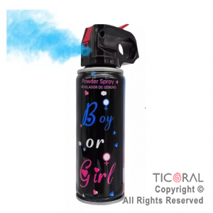 AEROSOL POLVO PARA REVELACION DE GENERO CELESTE x 1